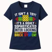Master Builder Bricks Blocks Play Toys Womens T-Shirt