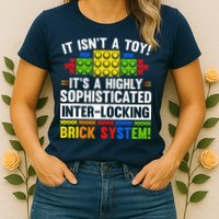 Master Builder Bricks Blocks Play Toys Womens T-Shirt