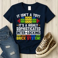 Master Builder Bricks Blocks Play Toys Womens T-Shirt