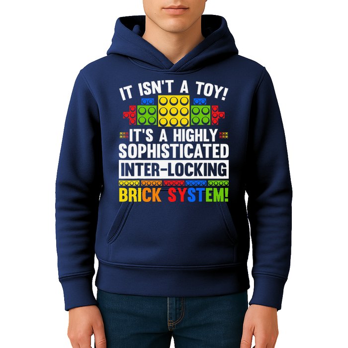 Master Builder Bricks Blocks Play Toys Kids Hoodie
