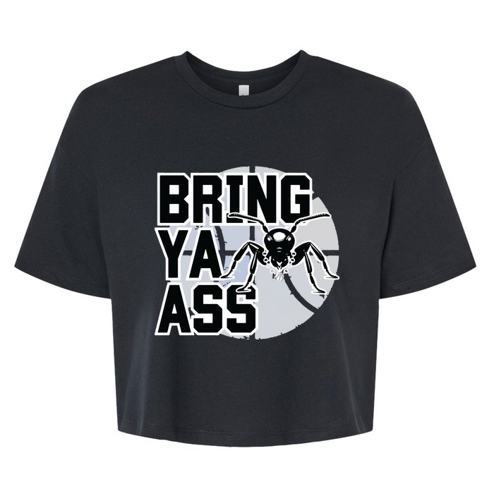 Minnesota Basketball Bring Ya Ass Bella+Canvas Jersey Crop Tee