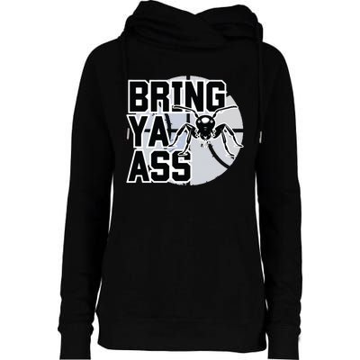 Minnesota Basketball Bring Ya Ass Womens Funnel Neck Pullover Hood