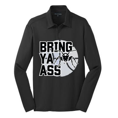 Minnesota Basketball Bring Ya Ass Silk Touch Performance Long Sleeve Polo