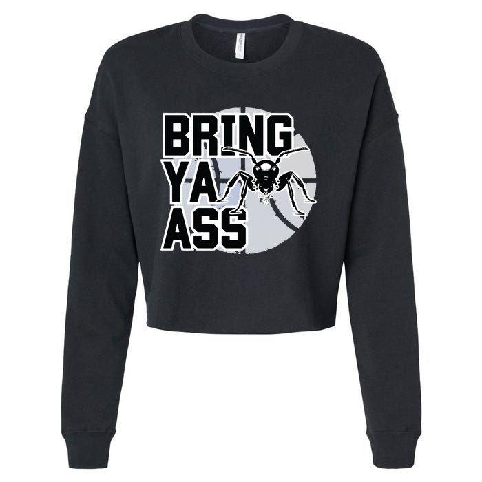 Minnesota Basketball Bring Ya Ass Cropped Pullover Crew