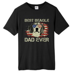 Men Best Beagle Dad Ever T Dog Lover American Flag Gift Tall Fusion ChromaSoft Performance T-Shirt