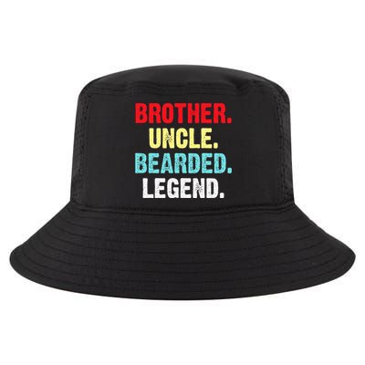 Men Bearded Brother Uncle Beard Legend Cool Comfort Performance Bucket Hat