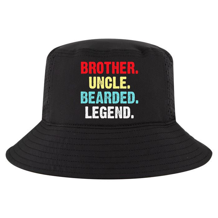 Men Bearded Brother Uncle Beard Legend Cool Comfort Performance Bucket Hat
