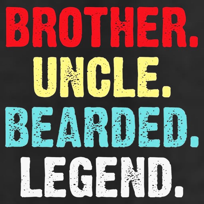 Men Bearded Brother Uncle Beard Legend Cool Comfort Performance Bucket Hat