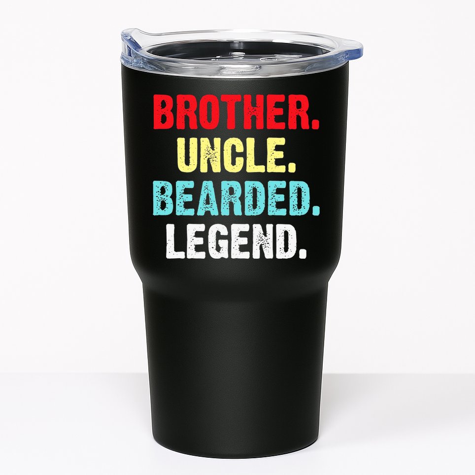 Men Bearded Brother Uncle Beard Legend Tumbler