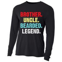 Men Bearded Brother Uncle Beard Legend Cooling Performance Long Sleeve Crew