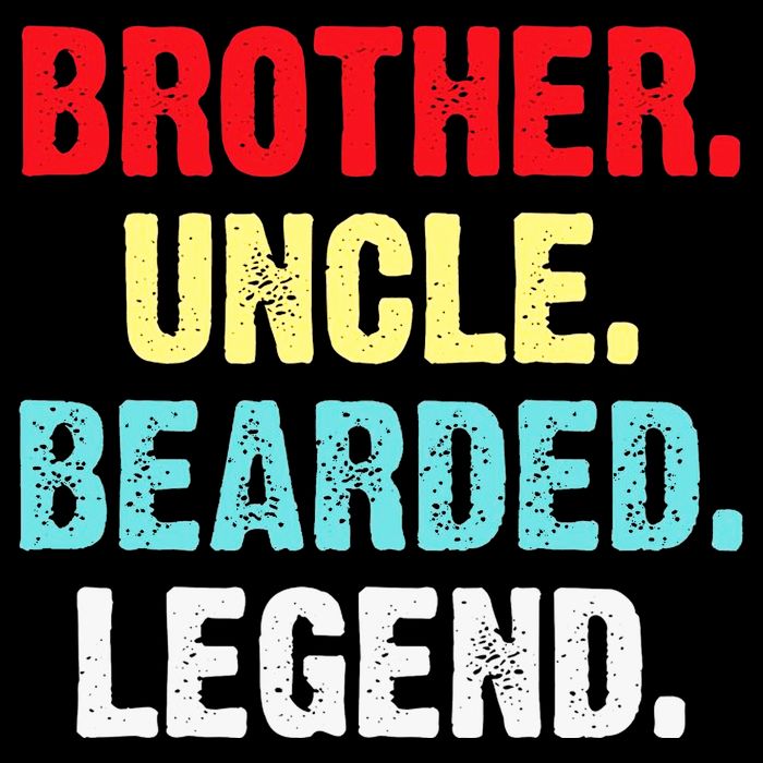 Men Bearded Brother Uncle Beard Legend Cooling Performance Long Sleeve Crew