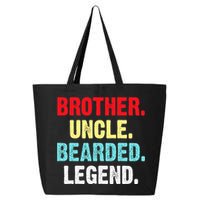 Men Bearded Brother Uncle Beard Legend 25L Jumbo Tote