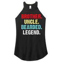 Men Bearded Brother Uncle Beard Legend Women’s Perfect Tri Rocker Tank