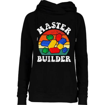 Master Builder Building Blocks Brick Toy Master Builder Womens Funnel Neck Pullover Hood