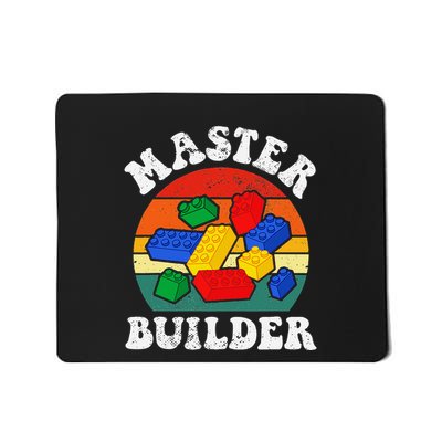 Master Builder Building Blocks Brick Toy Master Builder Mousepad