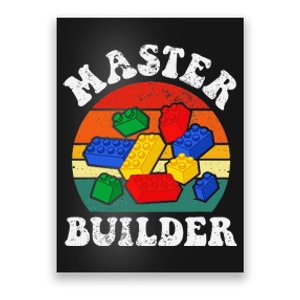 Master Builder Building Blocks Brick Toy Master Builder Poster