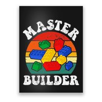 Master Builder Building Blocks Brick Toy Master Builder Poster
