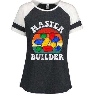 Master Builder Building Blocks Brick Toy Master Builder Enza Ladies Jersey Colorblock Tee