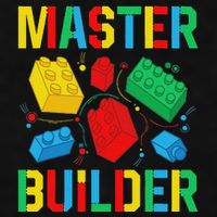 Master Builder Building Blocks Brick Toy Master Builder Ladies PosiCharge Tri-Blend Wicking Tank