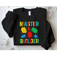 Master Builder Building Blocks Brick Toy Master Builder Sweatshirt