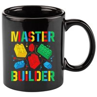 Master Builder Building Blocks Brick Toy Master Builder 11oz C Handle Ceramic Mug