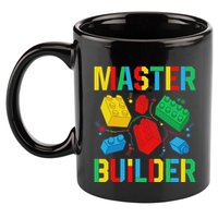 Master Builder Building Blocks Brick Toy Master Builder 11oz C Handle Ceramic Mug
