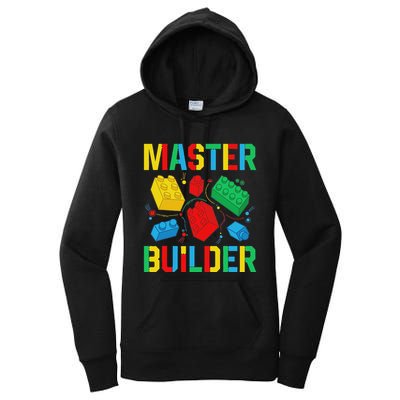 Master Builder Building Blocks Brick Toy Master Builder Women's Pullover Hoodie