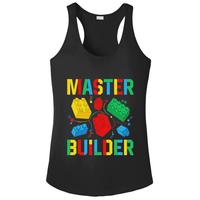 Master Builder Building Blocks Brick Toy Master Builder Ladies PosiCharge Competitor Racerback Tank