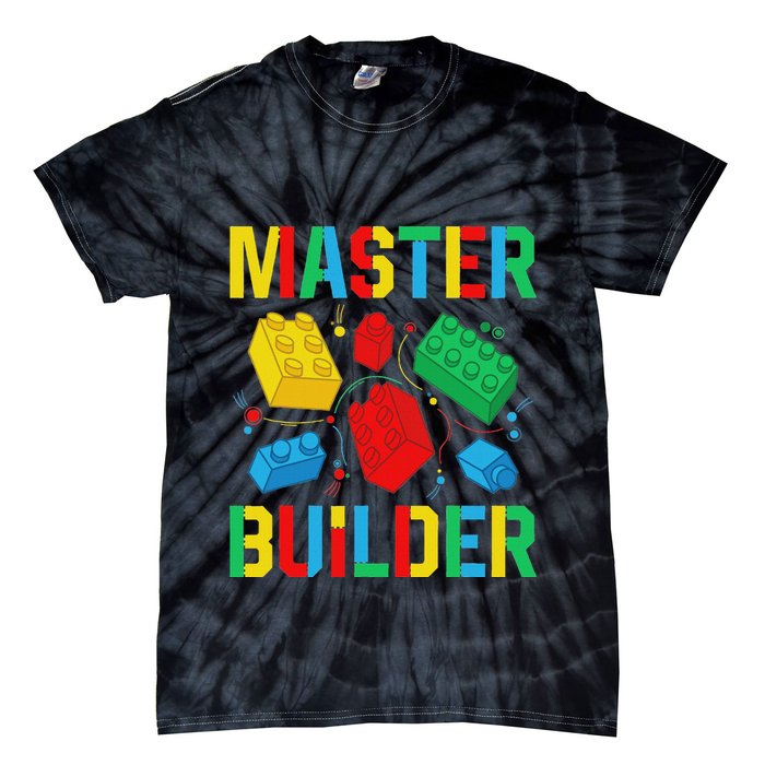 Master Builder Building Blocks Brick Toy Master Builder Tie-Dye T-Shirt