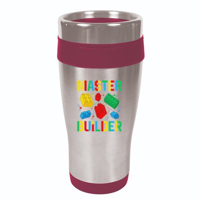 Master Builder Building Blocks Brick Toy Master Builder 16oz Travel Tumbler