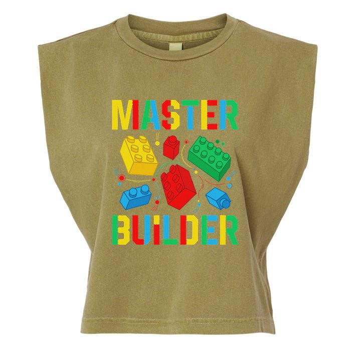 Master Builder Building Blocks Brick Toy Master Builder Garment-Dyed Women's Muscle Tee