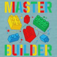 Master Builder Building Blocks Brick Toy Master Builder Sueded Cloud Jersey T-Shirt
