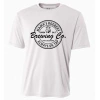 MamaS Boobery Brewing Co Always On Tap Mom Life Cooling Performance Crew T-Shirt