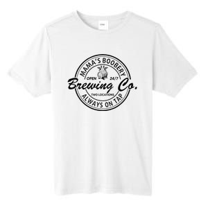 MamaS Boobery Brewing Co Always On Tap Mom Life Tall Fusion ChromaSoft Performance T-Shirt