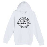 MamaS Boobery Brewing Co Always On Tap Mom Life Premium Pullover Hoodie