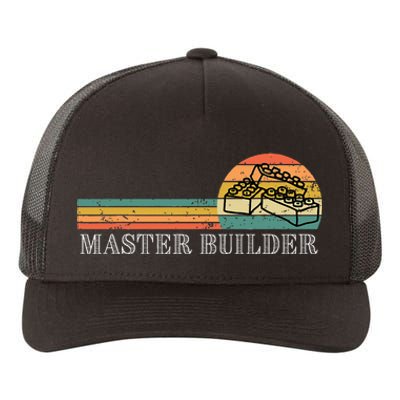 Master Builder Block Building Birthday Gift Yupoong Adult 5-Panel Trucker Hat