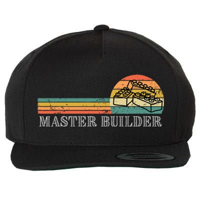 Master Builder Block Building Birthday Gift Wool Snapback Cap