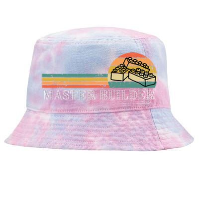 Master Builder Block Building Birthday Gift Tie-Dyed Bucket Hat