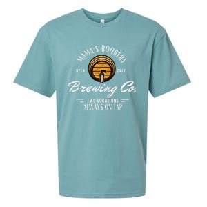 Mama's Boobery Breastfeeding Brewery New Mom Brewing Co Sueded Cloud Jersey T-Shirt