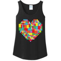 Master Builder Block Brick Building Heart Valentines Day Ladies Essential Tank