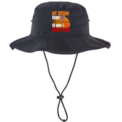 My Broom Broke So Now I Drink Wine Bucket Hat