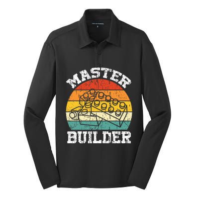 Master Builder Building Blocks Master Builder Silk Touch Performance Long Sleeve Polo