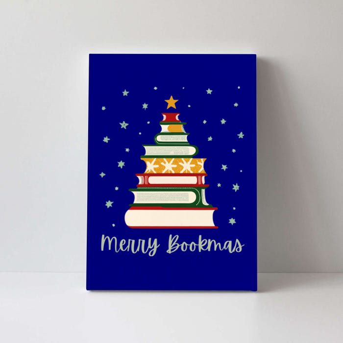 Merry Bookmas Books Christmas Tree Meaningful Gift Canvas