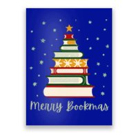 Merry Bookmas Books Christmas Tree Meaningful Gift Poster