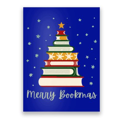 Merry Bookmas Books Christmas Tree Meaningful Gift Poster