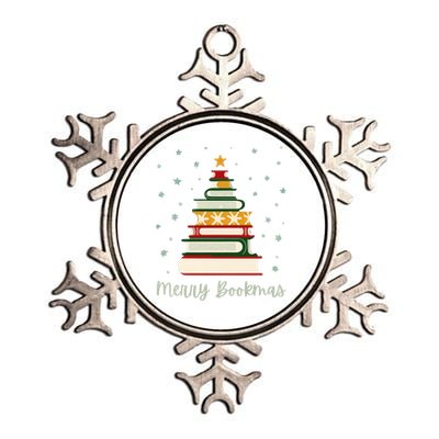 Merry Bookmas Books Christmas Tree Meaningful Gift Metallic Star Ornament