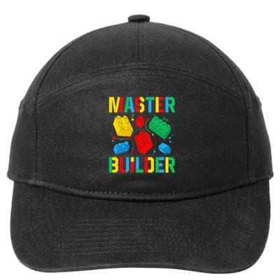 Master Builder  Building Blocks Brick Toy Master Builder 7-Panel Snapback Hat