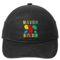 Master Builder  Building Blocks Brick Toy Master Builder 7-Panel Snapback Hat