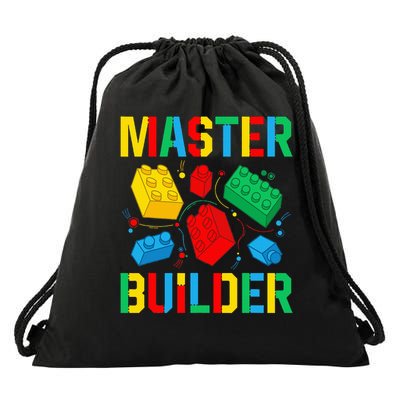 Master Builder  Building Blocks Brick Toy Master Builder Drawstring Bag
