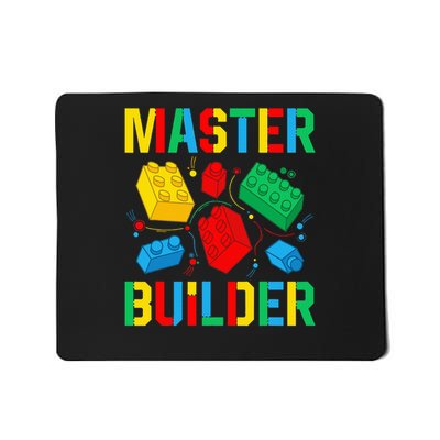 Master Builder  Building Blocks Brick Toy Master Builder Mousepad